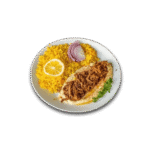 hommous and chicken shawarma