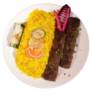 beef kafta plate